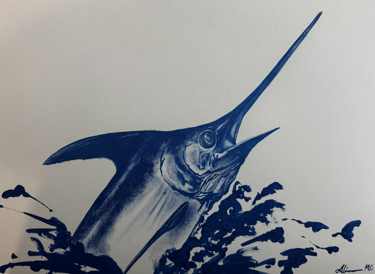 The Chase - painting